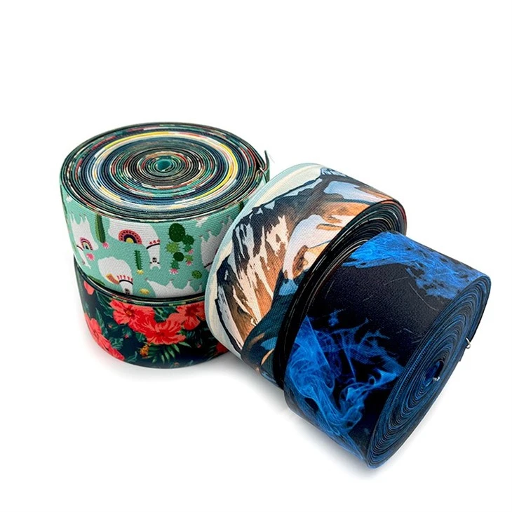 50mm Printed Garment Elastic Webbing