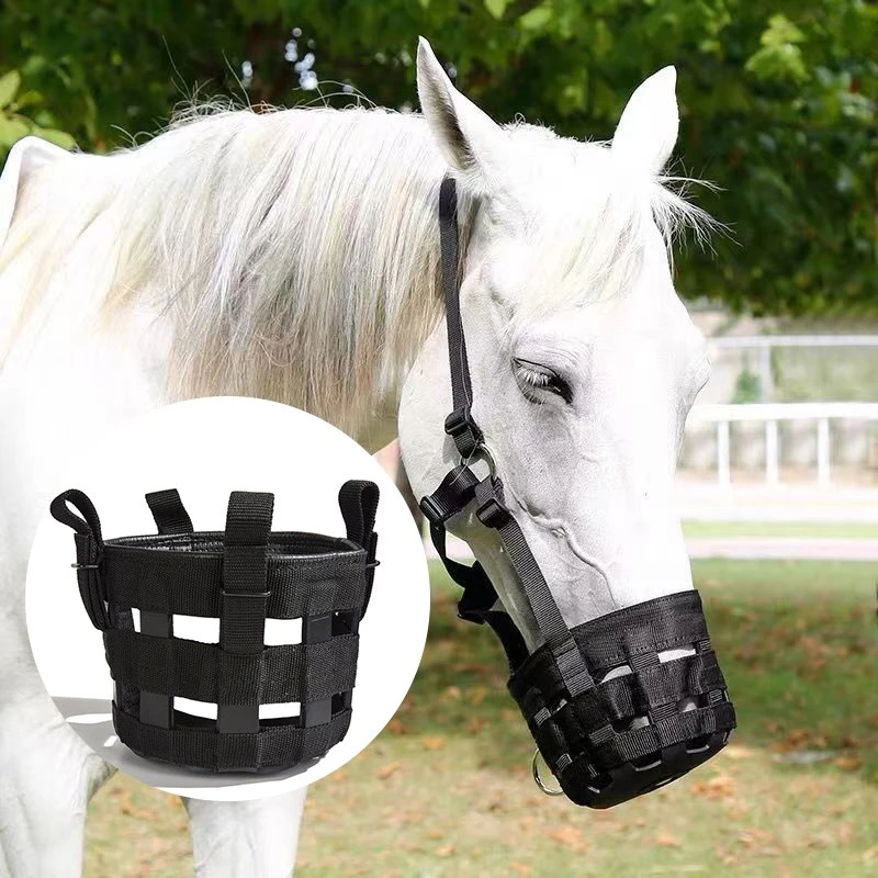horse muzzle for biting horse muzzle for biting